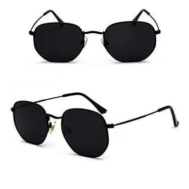 Imagem de Men Women Sunglasses Square Polygon Sun Glasses Designer Retro Shades Metal Frame Eyewear UV400,3,China