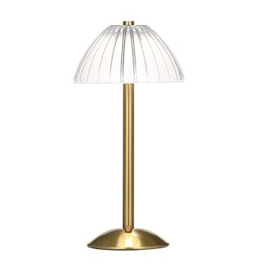 Imagem de ERYUE Candeeiro De Mesa Sem Fio,Lâmpada De Mesa Sem Fio Recarregável USB Lâmpada De Mesa LED Com Controle De Toque Regulável 3 Cores De Luz Lâmpada De Cabeceira Lâmpada De Leitura Para Bares