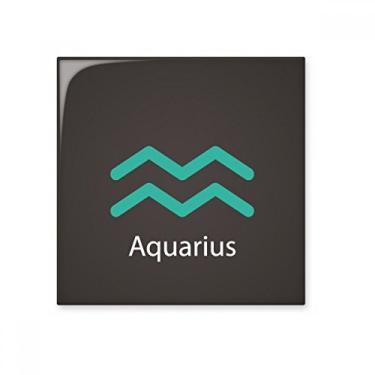 Imagem de Janeiro, fevereiro, aquário, constelação, azulejo, cerâmica, decalque, brilhante, pedra adornada, tijolos esmaltados