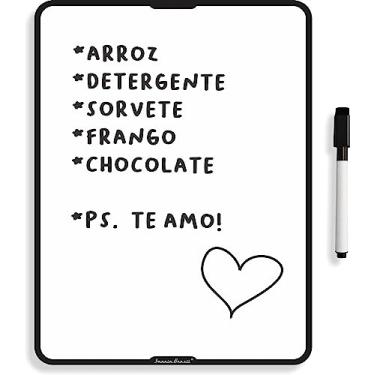 Imagem de Imã Lousa Para Geladeira Lembretes/recados/anotaçoes Oferta