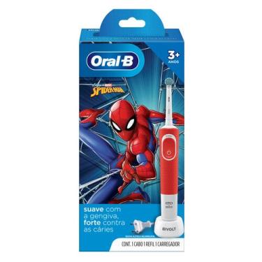 Imagem de Escova Elétrica Dental Oral-b Vitality Spider-man 1 Unidade Spiderman
