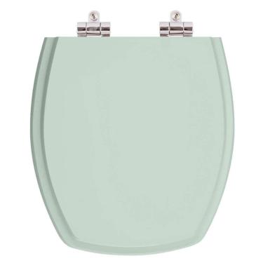 Imagem de Assento Sanitario Poliester com Amortecedor Thema Verde Agua para Vaso Incepa