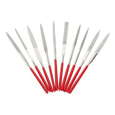 Imagem de 20 Pc Kit Jogo Lima Agulha Diamantada Relojoeiro Ourives 100 - GHC