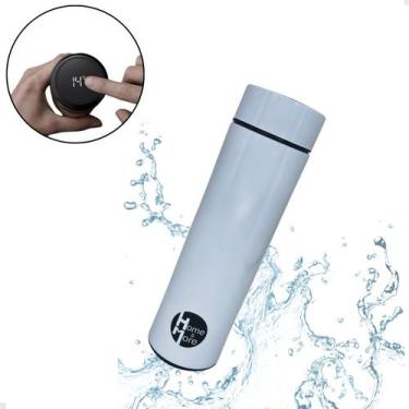 Imagem de Garrafa Isotérmica squeeze Aço Inox 500ml Sensor Temperatura - Home&Mo