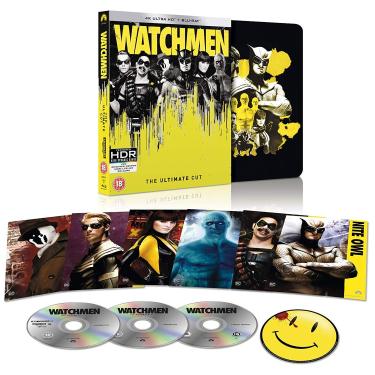 Imagem de Watchmen: The Ultimate Cut 4K UHD Limited Edition Steelbook / Includes Blu Ray / Import / REGION FREE / 3-Disc Set.
