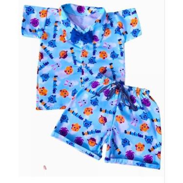 Imagem de Roupa Bolofofos Menino festa Conjunto Infantil Bolofofo - IEL, 1 ano, 