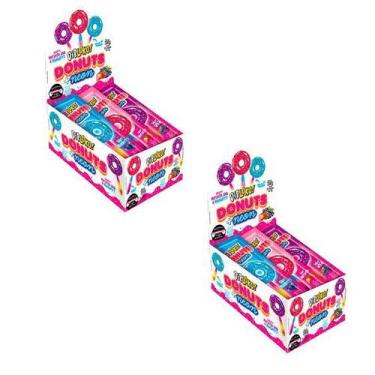 Imagem de Pirulito DipLoko Neon Sabores Uva Morango e Blueberry 60Un - Danilla f