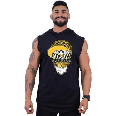 Imagem de Regata Longline com Touca Masculina MXD Conceito Crazy Skull, Masculin