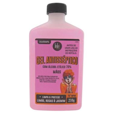 Imagem de Gel Antisséptico p/as Mãos c/Álcool 70% Limão, Rosas & Jasmin Lola 210