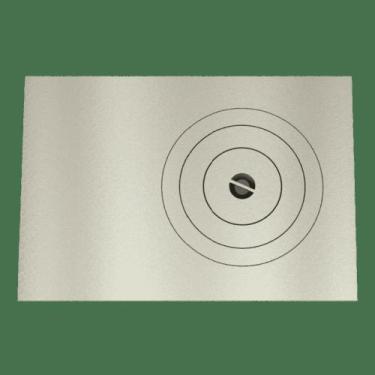 Imagem de Chapa de fogão a lenha de ferro fundido Reforçada 65x45 - Faires