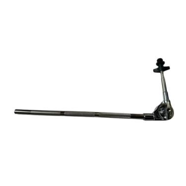 Imagem de Colaxi Suporte de microfone de tambor, pratos de água, peças de instrumento musical de metal, acessórios de suporte de braço de prato, Longo