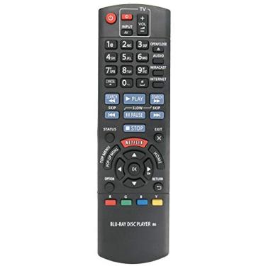 Imagem de AIDITIYMI Controle remoto de substituição N2QAYB000874 para leitor de Blu-ray Disc Panasonic DMP-BDT330 DMP-BDT230