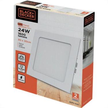 Imagem de Luminaria Led Emb Qd 24W 6500K 29Cm B_D Eco - BLACK & DECKER