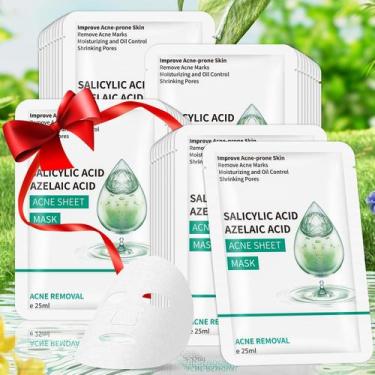 Imagem de Máscara Facial Antiacne IREV com Ácido Salicílico - 10 Unidades