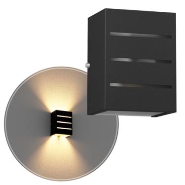 Imagem de Arandela Externa LED E27 Friso Frontal Parede MF117 (Preto)