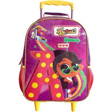 Imagem de Mochila Escolar Com Rodinha Infantil Clube Da Anittinha