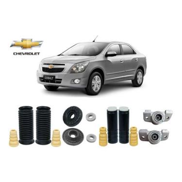 Imagem de 4 Kit Do Amortecedor Coxim Batente Coifa Rolamento Dianteiro Traseiro Gm Cobalt 2011 2012 2013 2014 2015 2016 2017/.