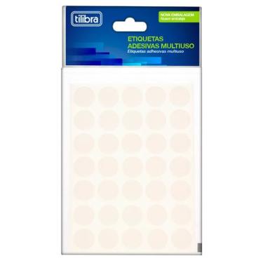 Imagem de Etiqueta Adesiva Multiuso 13mm Transparente 6 Folhas 420 Unidades - Ti