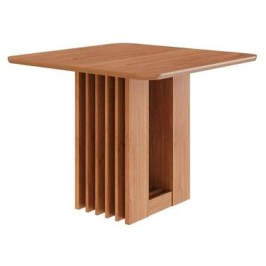 Imagem de Mesa De Jantar Quadrada Ariela 95x95 Cinamomo Com Tampo Em Mdf - Cimol Móveis Cinamomo