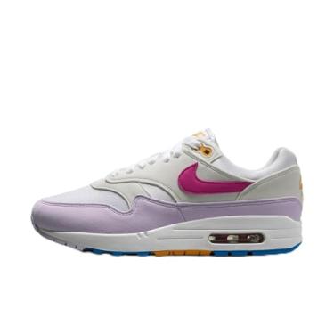Imagem de Nike Tênis feminino Air Max 1, Branco/azul fotográfico/relógio de sol/rosa alquimia, 37