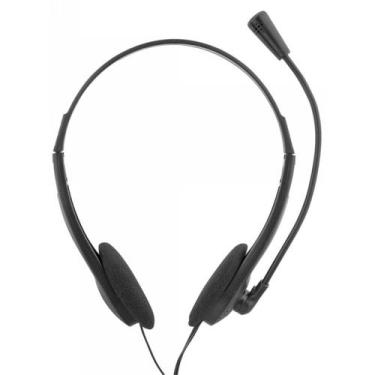 Imagem de Fone Haedset Com Fio Para Escritório Call Center Vídeo Chamada Aulas O