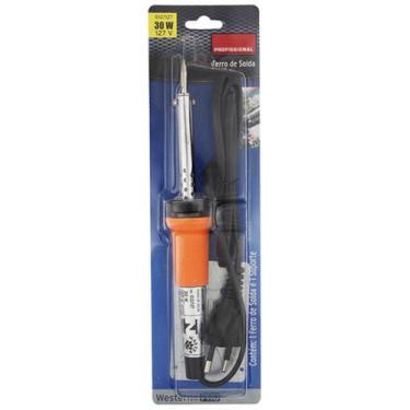 Imagem de Ferro de Solda com Suporte 30 W 127 V Profissional. - Western