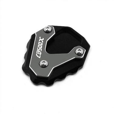 Imagem de Acessórios para motocicletas Placa de extensão para descanso lateral, placa ampliadora, suporte para descanso lateral, para CB500X CB 500X CB500 X 2013-2023