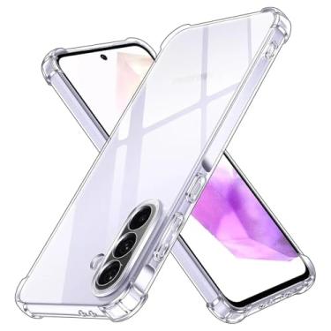 Imagem de Capa Capinha TPU Transparente Compatível Samsung Galaxy A36 Anti Impacto Alta Proteção Premium