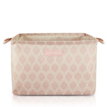 Imagem de Cesto Organizador De Tecido Retangular Linha Loft Pink