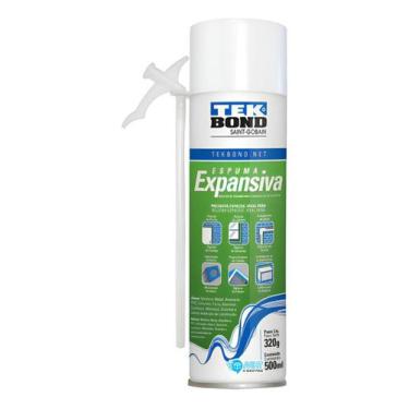 Imagem de Espuma Expansiva Branca 500ml Tekbond Aerosol Impermeável