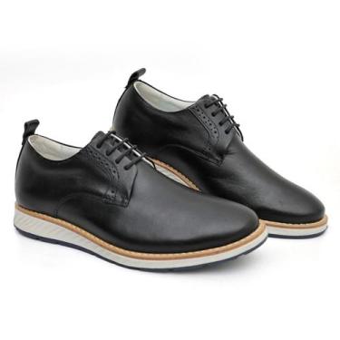 Imagem de Sapato Masculino Oxford Derby Elite 100% Couro Premium - Mr. Light, Pr