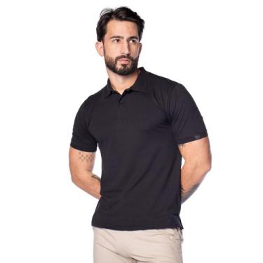 Imagem de Camiseta Polo Masculina John Sailor Algodão Pima Preto - Balboa, Preto