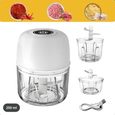 Imagem de Moedor de Alimentos Compacto com Alimentação USB, Silencioso e Potente