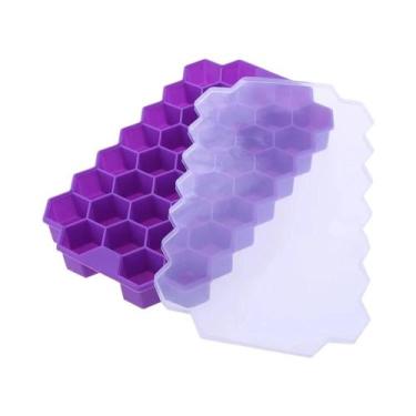 Imagem de Forma De Gelo Em Silicone Macio Com 37 Cavidades, Grau Alimentício, La