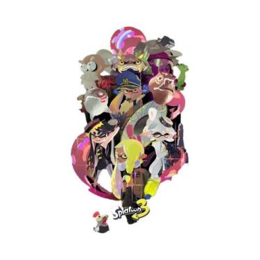 Imagem de Pôster De Arte Anime Splatoon 3 Impressão Em Canvas Decoração De Pared