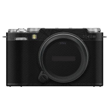 Imagem de X-M5 Adesivo para câmera antiarranhões Capa protetora para FujiFilm X-M5 XM5 (cruz ultra preta + preto matriz)