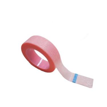 Imagem de Fita Micropore Rosa para Extensão de Cílios - Fina - 1cm x 3m - Import