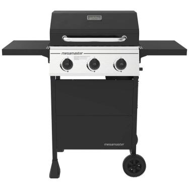 Imagem de Churrasqueira a Gás 30.000 BTU com 3 Queimadores em Aço Inoxidável, MEGAMASTER 720 0988EA, Rosa