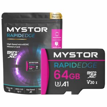 Imagem de Mystor Cartão de memória micro SD de 64 GB para RedTiger, GKU, Vantrue Dash Cam Cartão de memória Micro SD na câmera do carro Armazenamento SD 4K V30 UHS-1, Vantrue N2, N3, N4, N5, GKU D600, D700