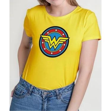 Imagem de Camiseta Camisa Algodão Adulto Feminina Masculina Mulher Maravilha Her