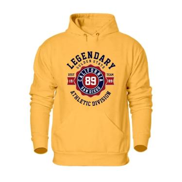 Imagem de Blusa Moletom Canguru Casaco de Frio Estampado Athletic Division 50% Algodão 50% Poliéster