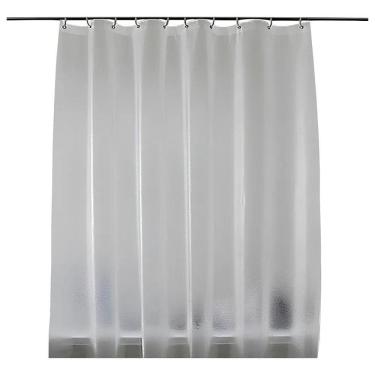 Imagem de 1 Cortina Box Banheiro Fosca Antimofo Ajustável 2,30X1,40 Ex