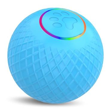 Imagem de Brinquedo para Gato Automático de Rolamento com Design Modo Duplo Baixo Ruído Carregamento Type-C Bateria Evitação Automática Obstáculos Fácil Usar Ativo Versão Única