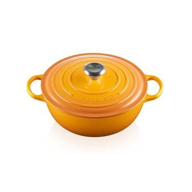 Imagem de Panela Marmita Gourmet Signature 26 cm Amarelo Nectar Le Creuset