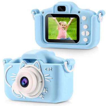 Imagem de Câmera Fotográfica Infantil Digital Com Cartão Sd Memória 8gb - FAM