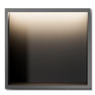 Imagem de Nicho de chuveiro, organizador de chuveiro embutido de aço inoxidável, casa de banho sala de estar quarto cozinha alcova, xampu de higiene à prova d'água prateleira de parede de armazenamento (cor