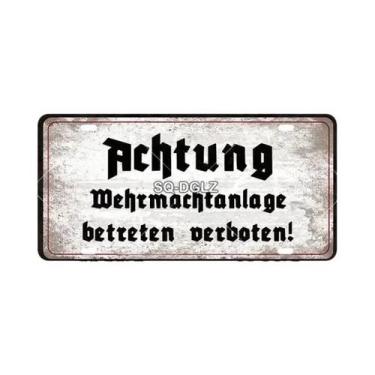 Imagem de Placa De Metal Vintage Berlim Guerra, Decoração Retrô Para Parede De L