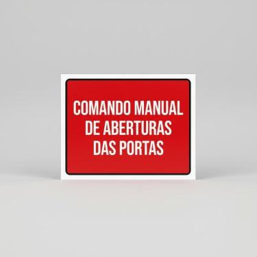 Imagem de Placa Acm Comando Manual Abertura Portas 18X23