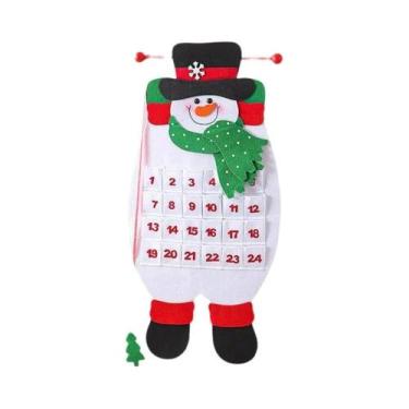 Imagem de Conjunto De Decoração De Natal Com Papai Noel, Boneco De Neve E Rena P