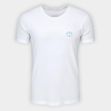 Imagem de Camiseta Cruzeiro Escudo Retrô Masculina-Masculino